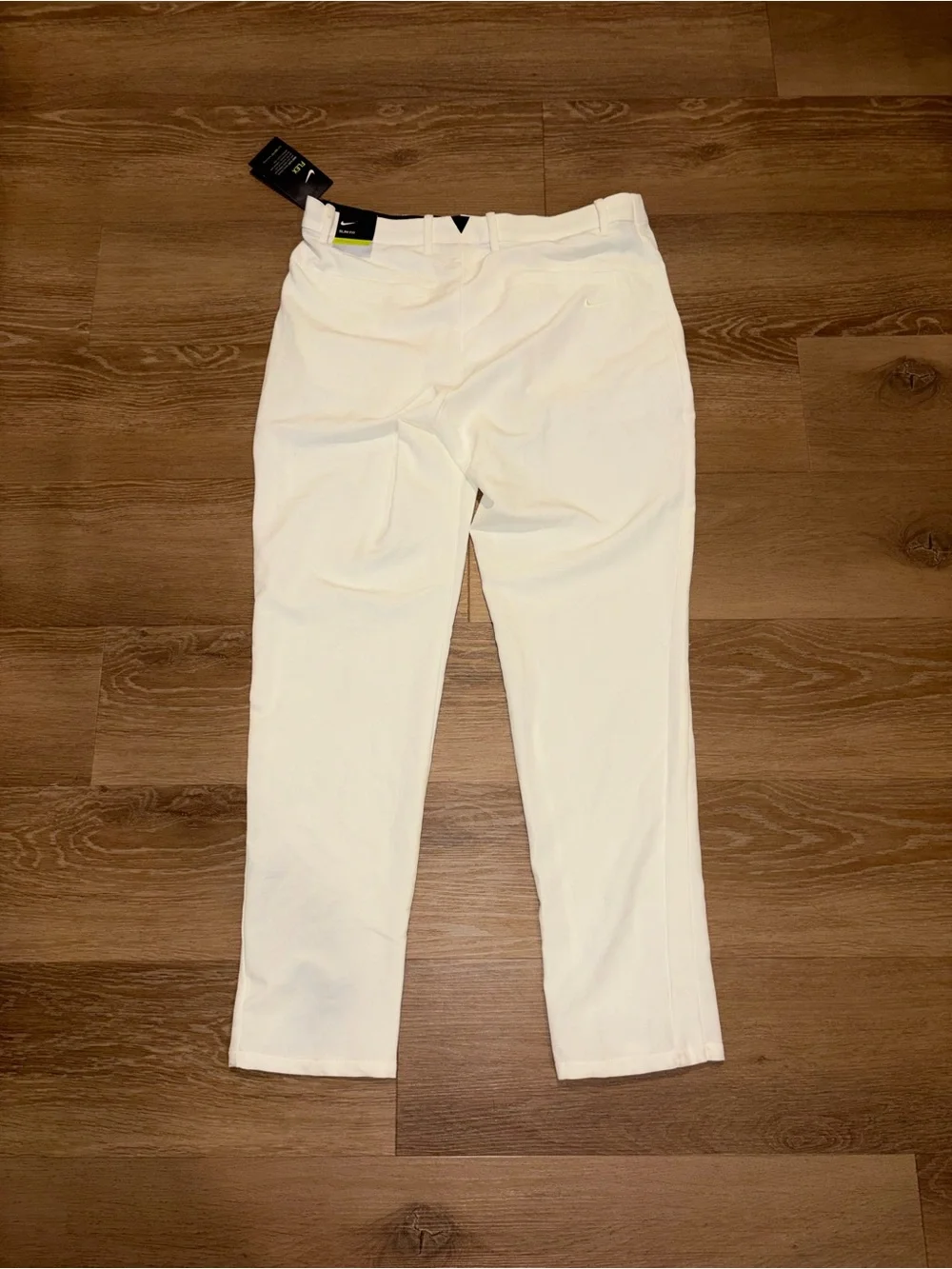 Nike Golf Dri-FIT Slim Fit Pants Men’s 33x30 White/Cream New With Defects